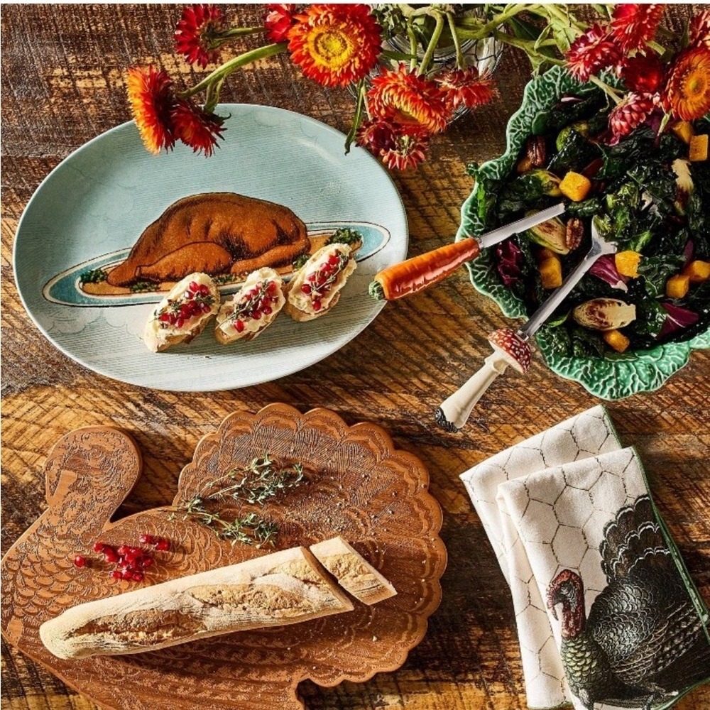 John Derian oval Turkey platter